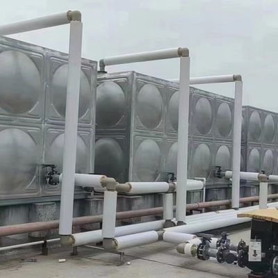 湖南岳陽生活不銹鋼水箱12*10*4的供水方案 長效安全的循環(huán)水泵設備解析